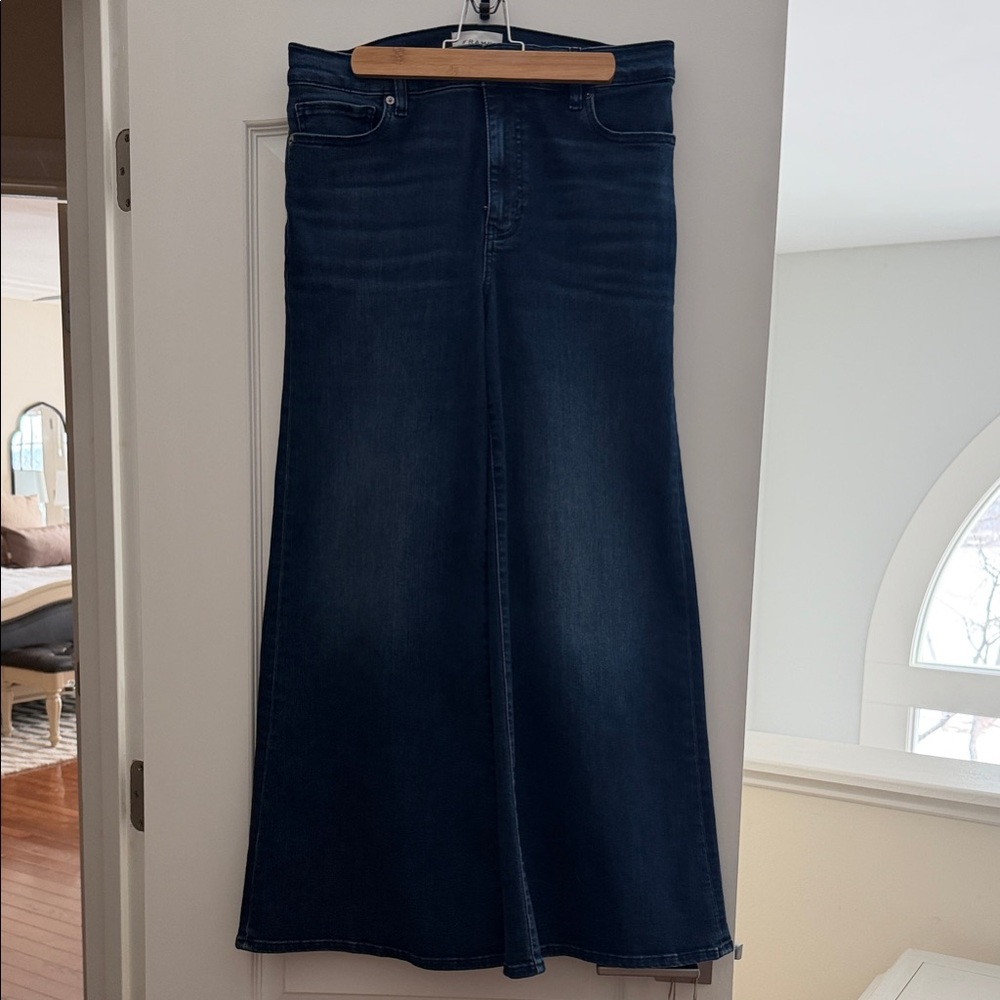 Frame Denim Indigo Maxi Skirt